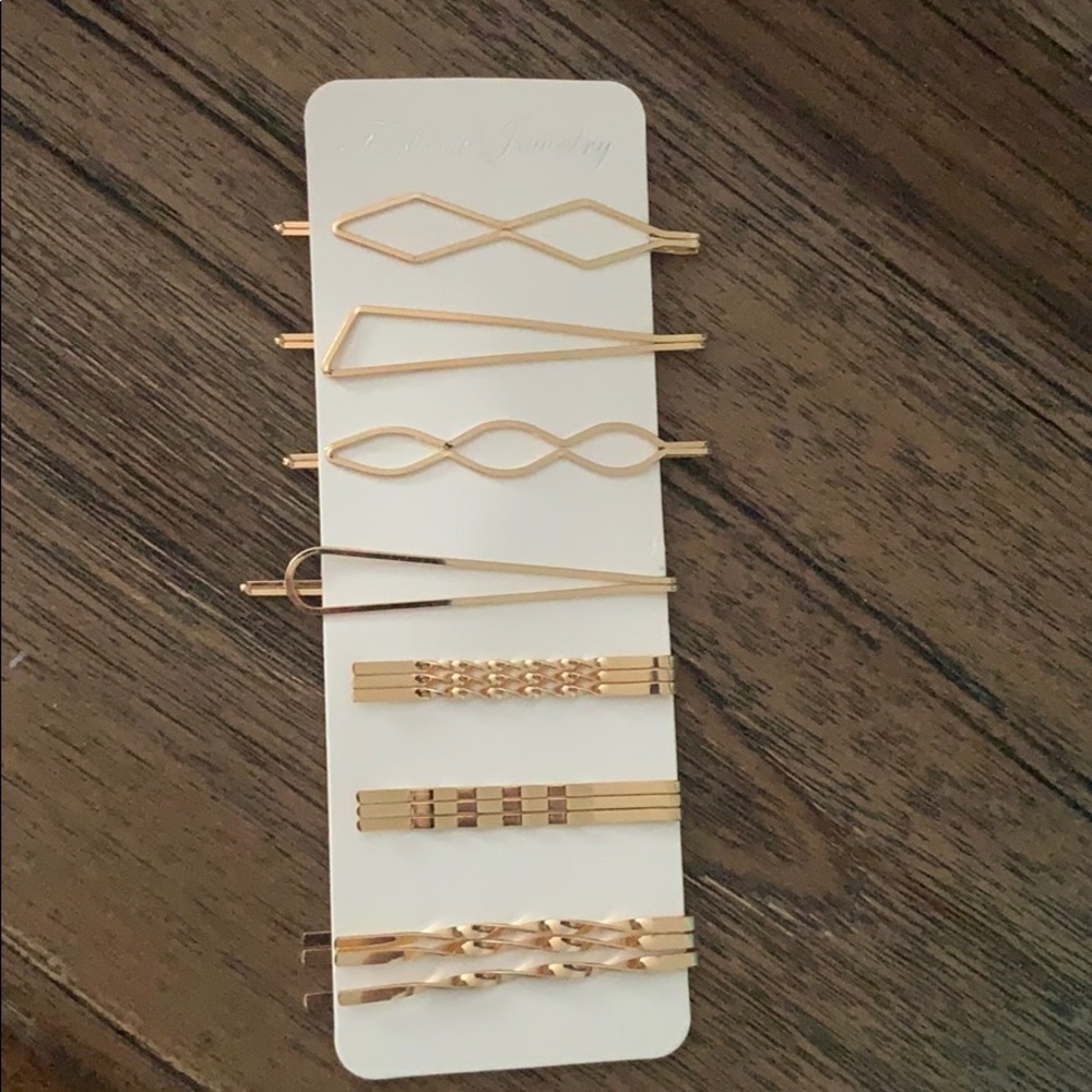 ❤️ Gold Designer bobby pins